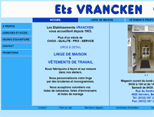 Tablet Screenshot of eurovrancken.com